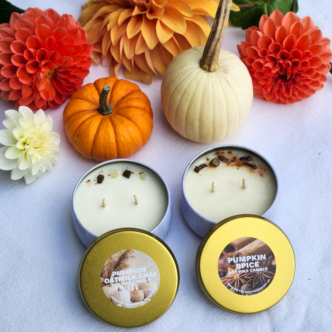Fall Seasonal Soy Wax Candles